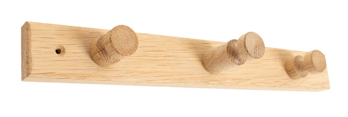 Klädhängare 3 knopp Furu 30 cm Home>it